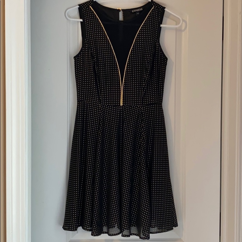 Black and Gold Dress